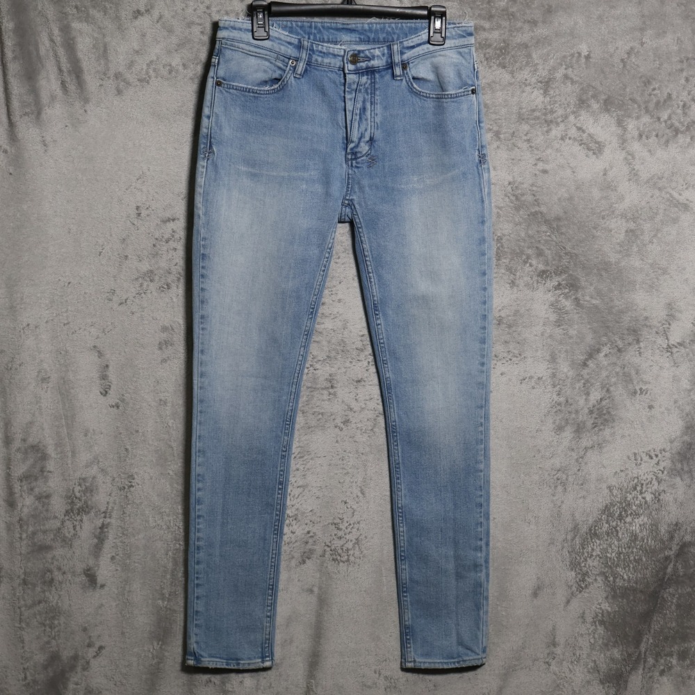Ksubi Jeans Mens 31x31 Blue Van Winkle Punk Light Wash Skinny Stretch Denim